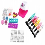 MalPlay Dětská sada na lakování nehtů XL se sušičkou