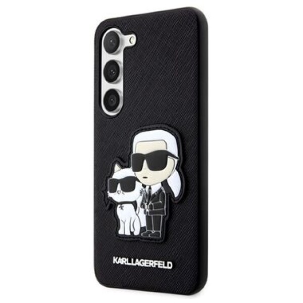 Pouzdro Karl Lagerfeld PU Saffiano Karl and Choupette NFT Samsung Galaxy S23+ černé