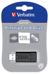 Verbatim Store'n'Go PinStripe 128 GB černá / Flash disk / USB 2.0 (49071)