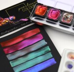 FineTec Premium perleťové akvarelové barvy + Two Tone Colours sada
