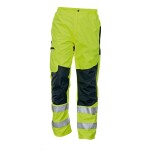 Kalhoty TICINO Hi-Vis do pasu reflexní podlepené švy DOPRODEJ žluté XXL - žlutá