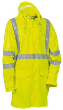 Reflexní nepromokavý plášť COFRA CARACAS Barva: Reflexní žlutá, Velikost: S (V452_0_00_S)