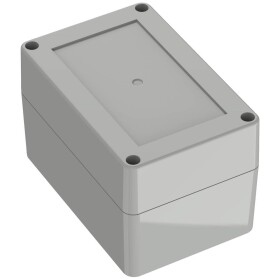 TRU COMPONENTS TC-10860636 univerzální pouzdro 120 x 80 x 75.20 ABS světle šedá 1 ks