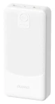 Dudao K10Pro 20000mAh bílá / Powerbanka / 2.4A / 2x USB-A