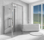 H K - Třístěnný sprchový kout Flexi U3 80x110x80 L/P varianta SE-FLEXIU38011080