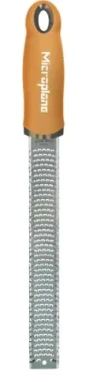 Struhadlo Microplane PREMIUM ZESTER jemné s rukojetí hořčicové