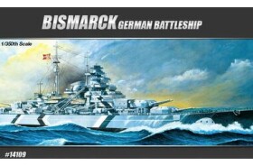 Academy Model Kit loď 14109 GERMAN BATTLESHIP BISMARCK 1:350