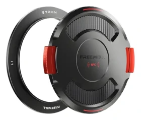 Freewell Real Locking 72 mm / Magnetický kroužek / s magnetickou krytkou NFC / hliník (FW-L1-BL72)