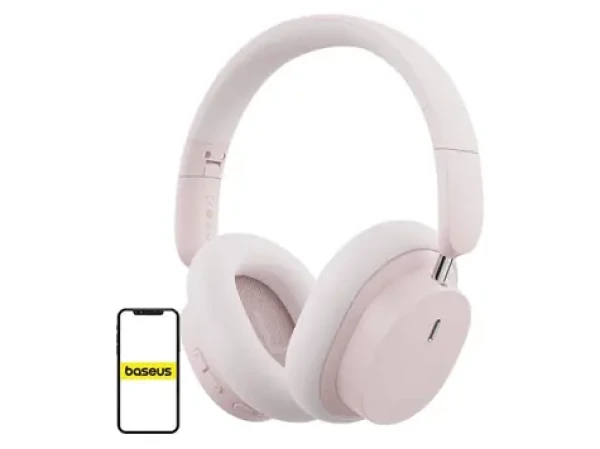 Baseus Bowie D05 růžová / Bezdrátová sluchátka / mikrofon / Bluetooth 5.2 (A00024600413-Z1)