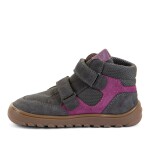 Chlapecké celoroční kotníkové barefoot boty UP HILL TEX DARK GRAY Froddo G3110281-14 - 35