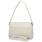 Elegantní dámská koženková kabelka na rameno Ciri, béžová