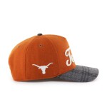 47 Brand Pánská kšiltovka Texas Longhorns NCAA Windowpane Plaid Collection Hitch