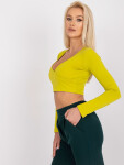 Dámská halenka RV BZ 7682.47 Hráškově zelená - FPrice světlé zelená M
