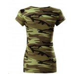 MALFINI Triko dámské PURE krátký rukáv CAMO 150g/m2 100% Ba
