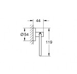 GROHE - QuickFix Start Držák toaletního papíru, chrom 41200000