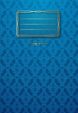 Sešit Premium modrá tapeta A5 - Sešity