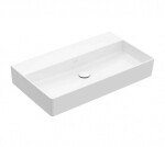 VILLEROY & BOCH - Memento 2.0 Umyvadlo 80x47 cm, bez přepadu, bez otvoru pro baterii, alpská bílá 4A228301