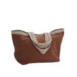 MADAM STOLTZ Bavlněná taška Rust, hnědá barva, textil