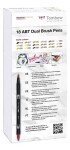 Tombow Tombow, ABT-18P-3, ABT Dual Brush pen, oboustranné popisovače, Earth tone, 18 ks