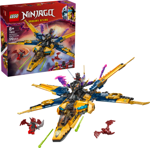 LEGO® NINJAGO® 71833 Ras, Arin a superbouřkové letadlo - LEGO® NINJAGO®