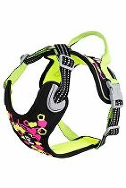 Postroj Hurtta Weekend Warr.Neon II lékořicový 65-80