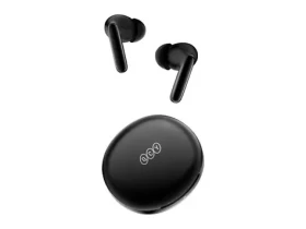 QCY T13 ANC2 černá / Bezdrátová sluchátka s mikrofonem / TWS / ANC / Bluetooth 5.3 / IPX4 / dobíjecí box (HT09 black)