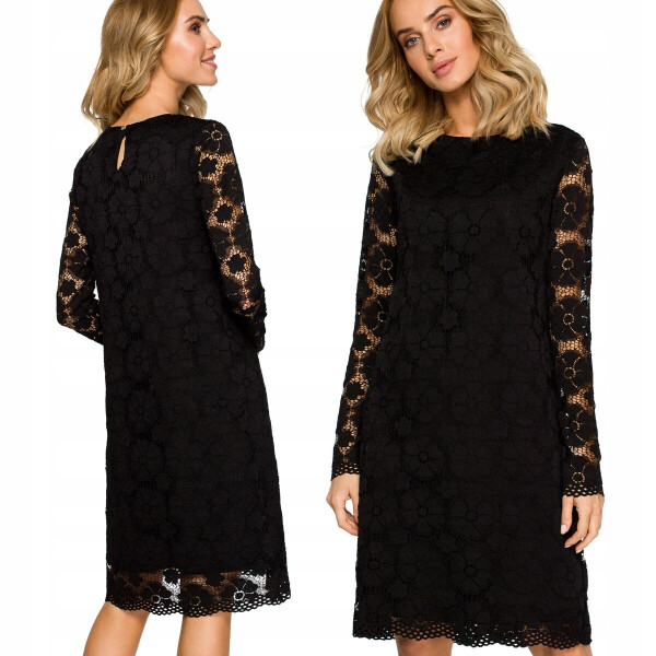 Dámské šaty M406 Černá - MOE černá S-36