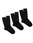 Banana Socks 3Pack Ponožky Essentials Noir Elegance Black