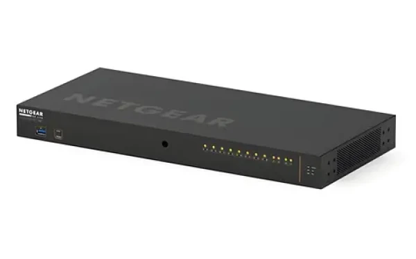 Netgear GSM4212PX-100EUS / Switch / AV over IP / PoE+ 240W / porty vzadu / Managed (GSM4212PX-100EUS)