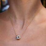 ELENYS Unity – pozlacený náhrdelník 18K žluté zlato Délka: 40+5 cm / max. 45 cm