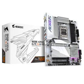 GIGABYTE B650E AORUS ELITE X AX ICE / B650 / AM5 / 4xDDR5 / PCIEx16 / 1x 2.5GLAN / Wi-Fi / ATX (B650E A ELITE X ICE)