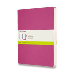 Sešity Moleskine Cahier, XL, čisté, 3 ks - tm. růžové
