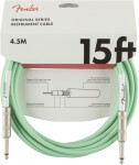 Fender Original Series 15 Instrument Cable Surf Green