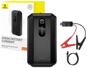 Baseus C00245501113-00 Jump Starter Super Energy černá / 10000mAh / 1000A (C00245501113-00)