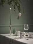 KÄHLER Porcelánový svícen Hammershøi Christmas 21 cm, multi barva, porcelán