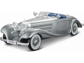 Maisto Mercedes-Benz 500 K Typ Specialroadster 1936 šedá