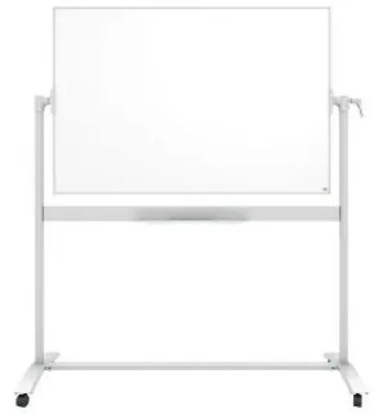 NOBO Nano Clean 1200 x 900 mm / Mobilní magnetická tabule / bílá / hliníkový rám (1901029)