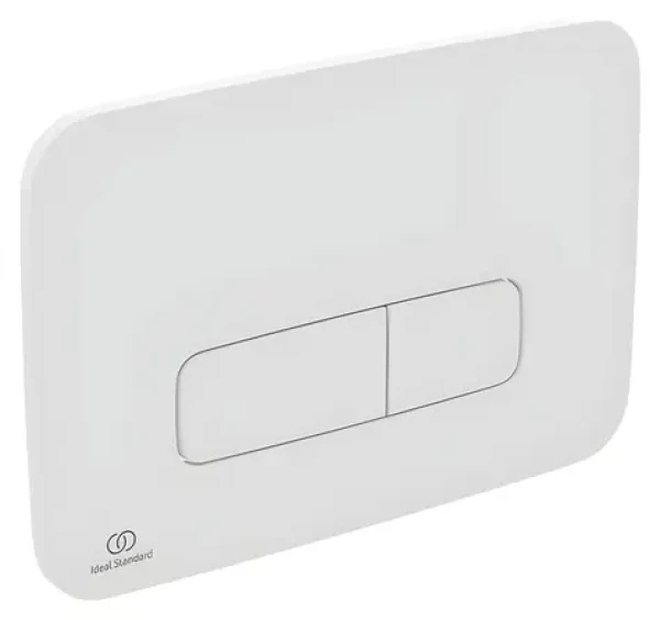 Ideal Standard Oleas M3 matná bílá / Ovládací tlačítko splachování / 2-činné / 165x241 mm (R0459AW)