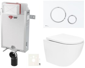 Závěsný WC set k zazdění SAT SIKOSZTOR6776 SIKOSZTOR6776