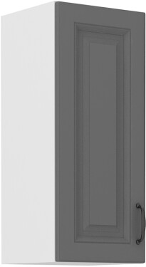 Horní skříňka Stilo 30 G-72 1F Barva korpusu: Bílá, Barva dvířek: Dust Grey