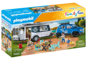 Rozbaleno - Playmobil® Family Fun 71423 Karavan s autem