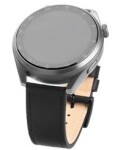 FIXED Leather Strap Kožený řemínek s šířkou 20mm pro smartwatch černá (FIXLST-20MM-BK)