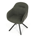 Jídelní židle, zelená, látka, DCH-Y1143 GRN2