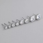 Elenys stříbrné rhodiované peckové náušnice s kubickou zirkonií Průměr kamene: Průměr: 4 mm