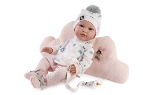 Guca 944 New BORN HOLČIČKA - realistická panenka miminko s celovinylovým tělem - 42 cm
