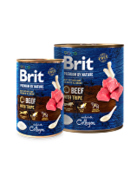 Brit Premium Dog by Nature konz Beef & Tripes 800g