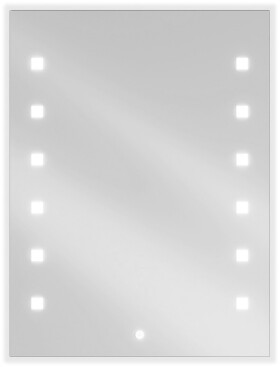 MEXEN - Ner zrcadlo s osvětlením 60 x 80 cm, LED 600 9809-060-080-611-00