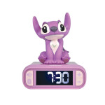 Lexibook 3D svítící bluetooth budík s reproduktorem Stitch Angel - Alltoys Lexibook
