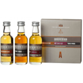 Auchentoshan Gift Collection Whisky 3x0,05L (American Oak + 12yo + Three Wood) - Dárkové balení