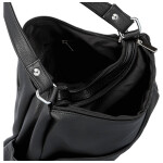 Stylová dámská koženková kabelka na rameno Irenea, černá
